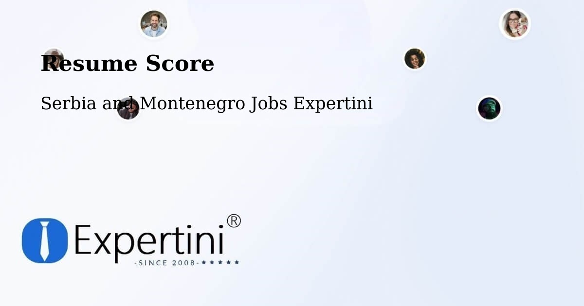 Resume Score & Job Description Match Tool – Behchokǫ̀ - Serbia and Montenegro Jobs Expertini